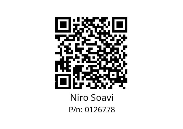   Niro Soavi 0126778