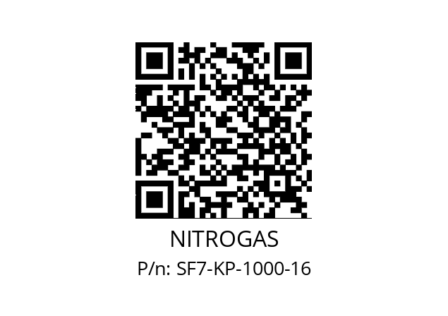   NITROGAS SF7-KP-1000-16