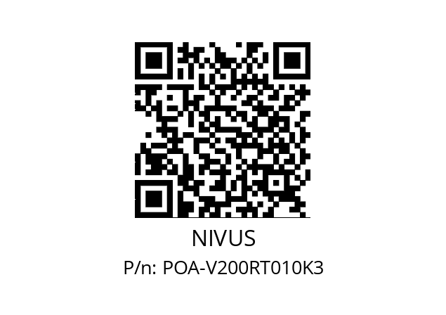   NIVUS POA-V200RT010K3