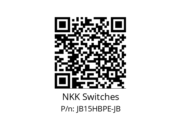   NKK Switches JB15HBPE-JB