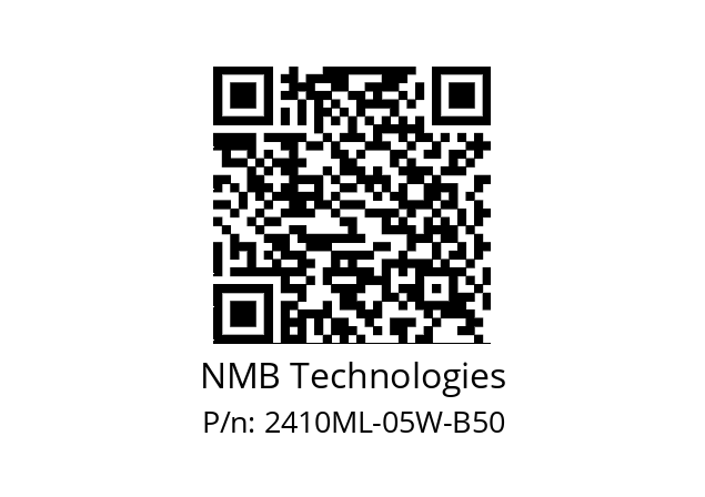   NMB Technologies 2410ML-05W-B50