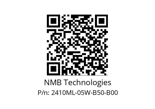   NMB Technologies 2410ML-05W-B50-B00