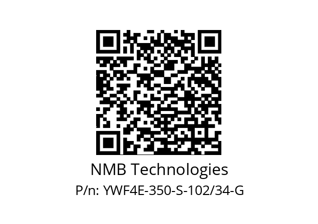   NMB Technologies YWF4E-350-S-102/34-G