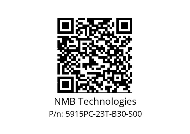   NMB Technologies 5915PC-23T-B30-S00