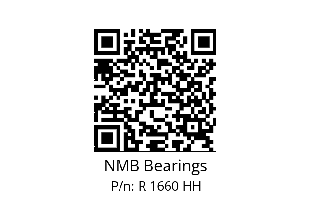   NMB Bearings R 1660 HH