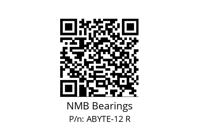   NMB Bearings ABYTE-12 R