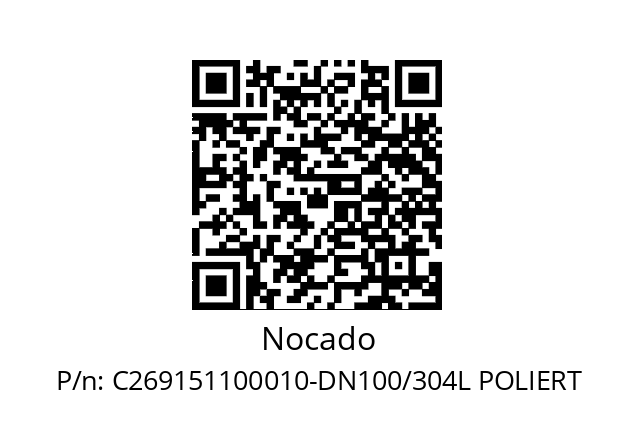   Nocado C269151100010-DN100/304L POLIERT