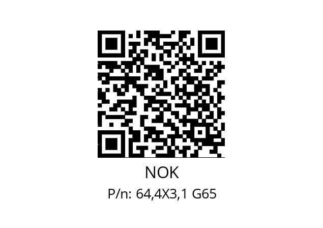   NOK 64,4X3,1 G65