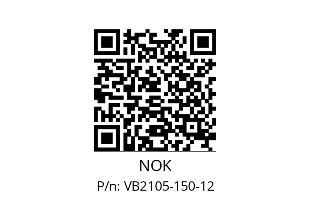   NOK VB2105-150-12