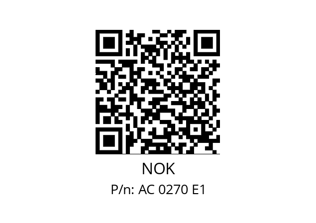   NOK AC 0270 E1