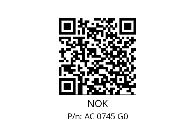   NOK AC 0745 G0