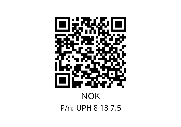   NOK UPH 8 18 7.5