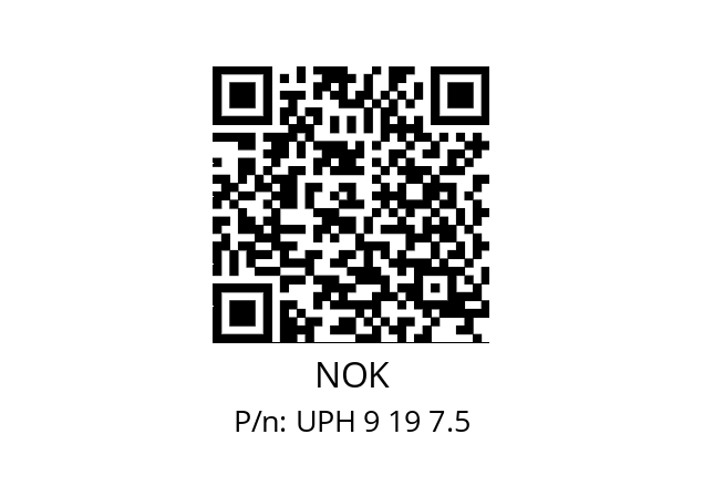   NOK UPH 9 19 7.5