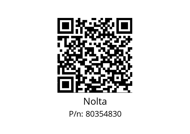   Nolta 80354830