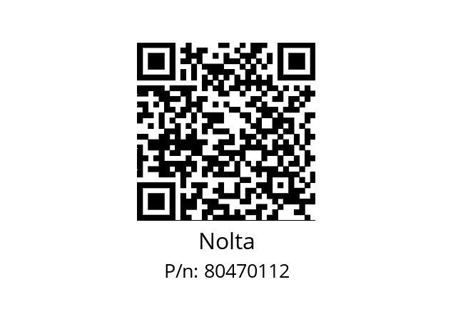   Nolta 80470112