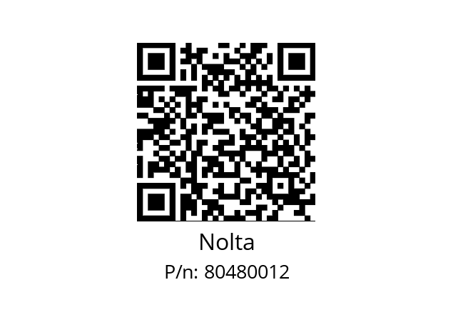   Nolta 80480012