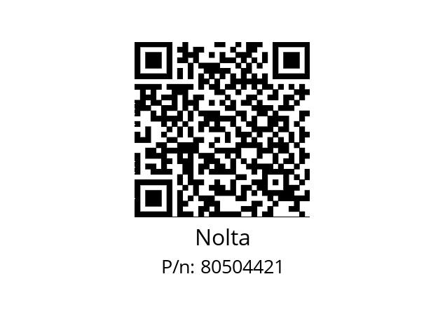   Nolta 80504421