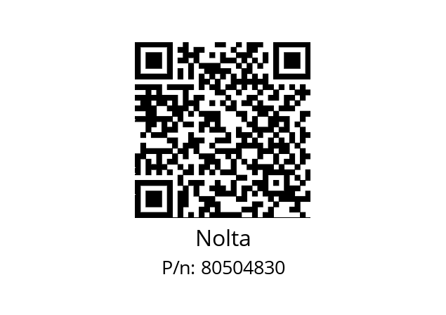   Nolta 80504830