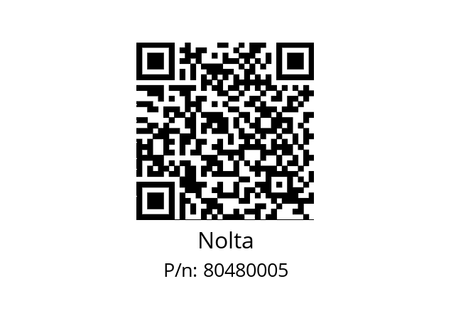   Nolta 80480005