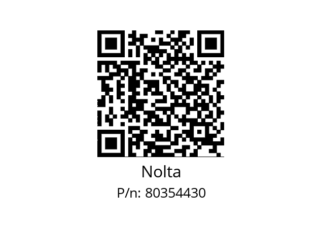   Nolta 80354430