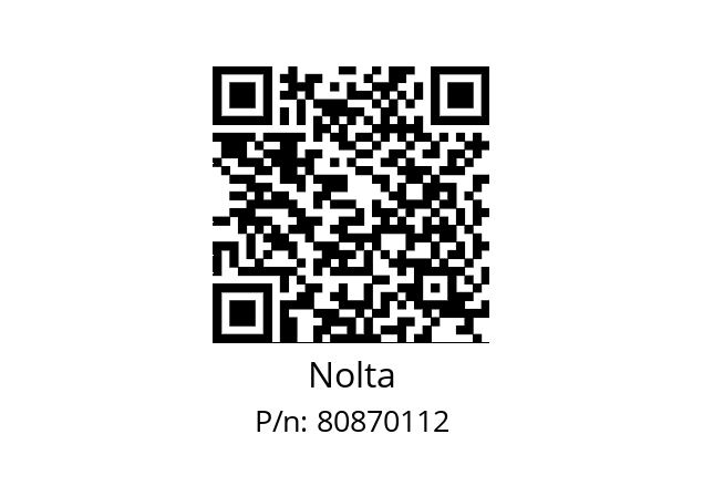   Nolta 80870112