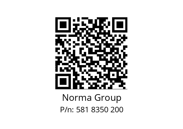   Norma Group 581 8350 200