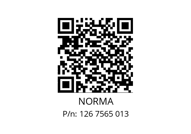   NORMA 126 7565 013