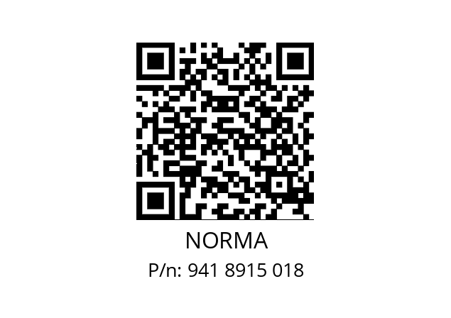   NORMA 941 8915 018