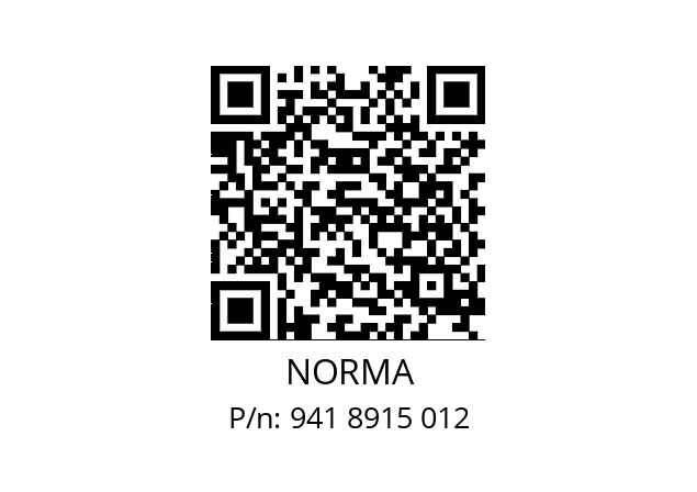   NORMA 941 8915 012