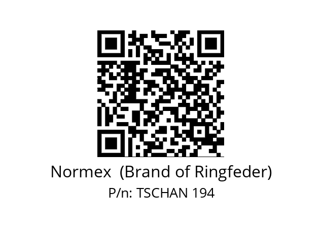   Normex  (Brand of Ringfeder) TSCHAN 194