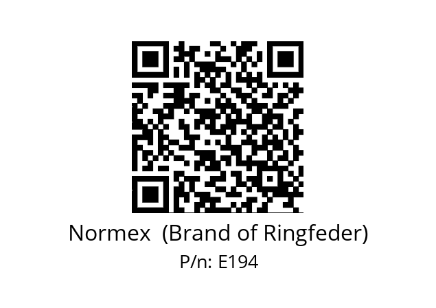   Normex  (Brand of Ringfeder) E194