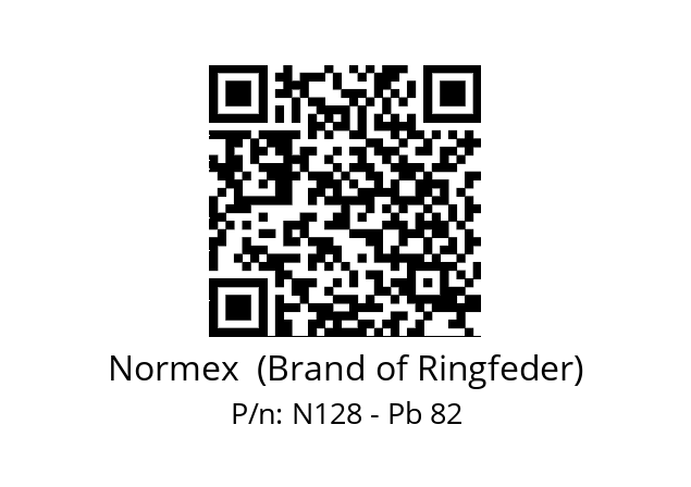   Normex  (Brand of Ringfeder) N128 - Pb 82