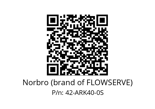 Repair kit  Norbro (brand of FLOWSERVE) 42-ARK40-0S