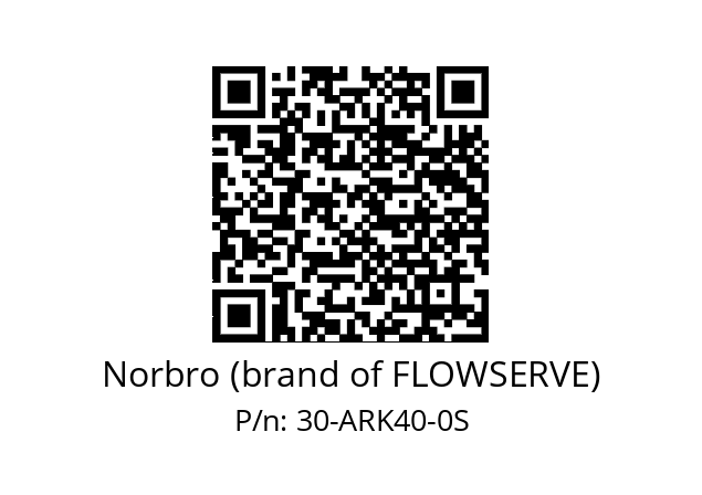 Repair kit  Norbro (brand of FLOWSERVE) 30-ARK40-0S