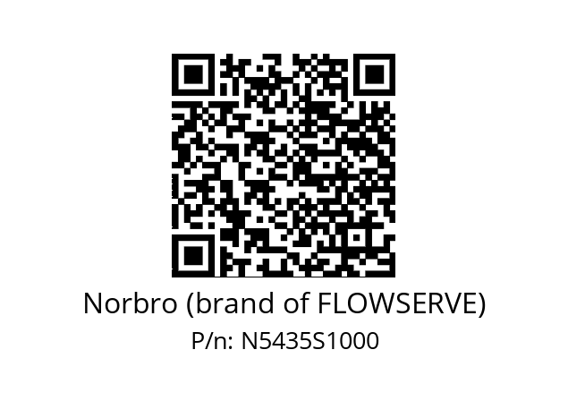   Norbro (brand of FLOWSERVE) N5435S1000