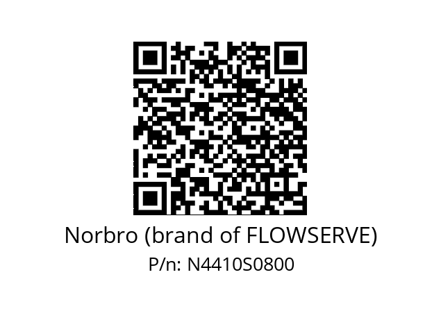   Norbro (brand of FLOWSERVE) N4410S0800