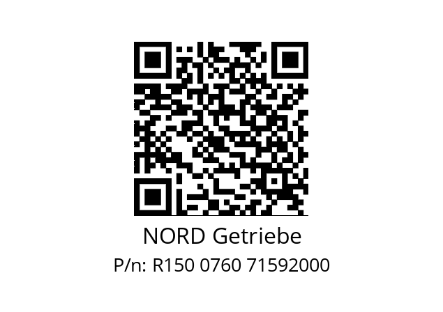   NORD Getriebe R150 0760 71592000