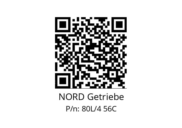   NORD Getriebe 80L/4 56C