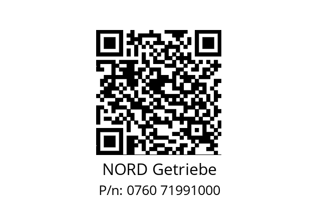   NORD Getriebe 0760 71991000