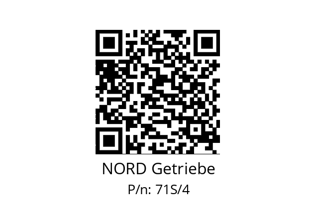   NORD Getriebe 71S/4