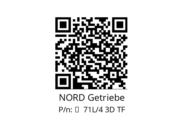   NORD Getriebe 	  71L/4 3D TF