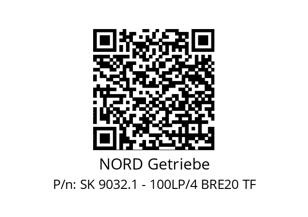   NORD Getriebe SK 9032.1 - 100LP/4 BRE20 TF