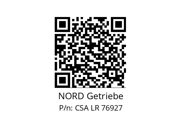   NORD Getriebe CSA LR 76927