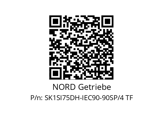   NORD Getriebe SK1SI75DH-IEC90-90SP/4 TF