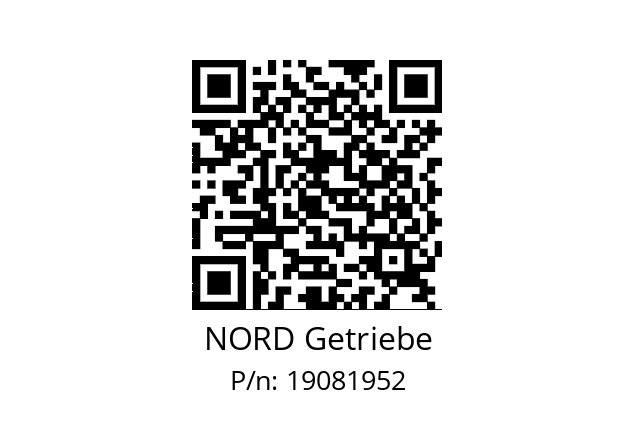   NORD Getriebe 19081952