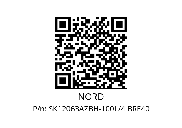   NORD SK12063AZBH-100L/4 BRE40