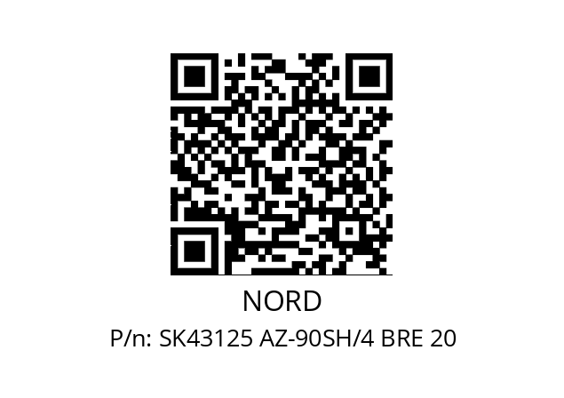   NORD SK43125 AZ-90SH/4 BRE 20