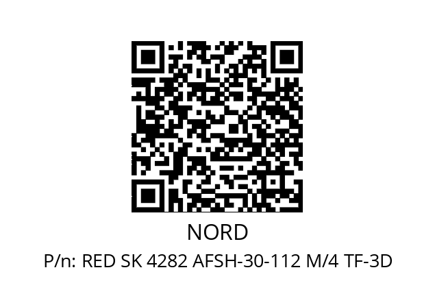   NORD RED SK 4282 AFSH-30-112 M/4 TF-3D