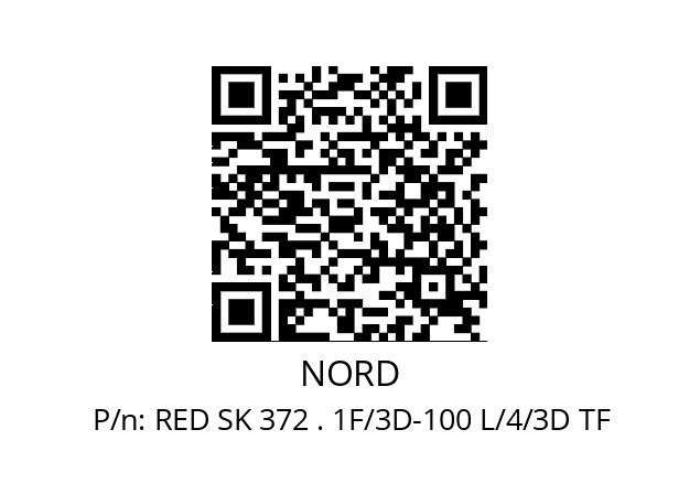   NORD RED SK 372 . 1F/3D-100 L/4/3D TF