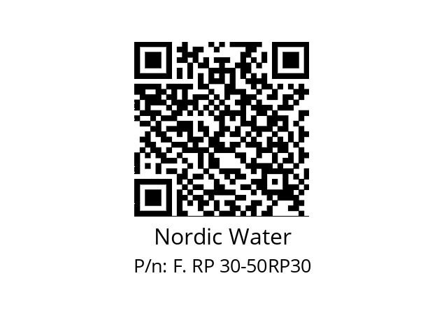   Nordic Water F. RP 30-50RP30